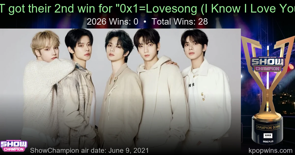 TXT - 0X1=Lovesong (I Know I Love You)